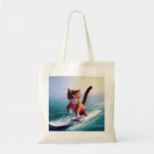 Tote Bag Cat Surf (Devant)