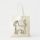 Tote Bag Cat vert Thunder_Cove (Devant)
