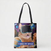 Tote Bag Cat VR dans l'espace (Devant)
