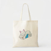 Tote Bag Cat with Milk (Devant)