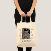 Tote Bag Catap Gris Tabby Chat pour Adulte (Devant (produit))