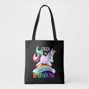 Tote Bag Catch The Rainbow - Unicorn Designs