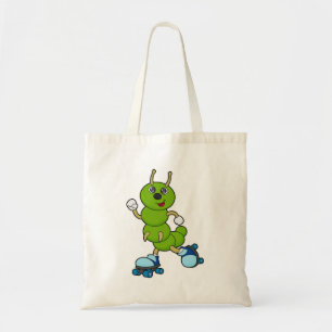 Tote Bag Caterpillar à Patinage en ligne avec patins à roul