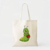 Tote Bag Caterpillar au Bowling avec Bowling ball (Devant)