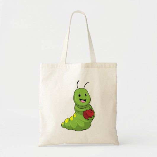 Tote Bag Caterpillar au Bowling avec Bowling ball (Devant)