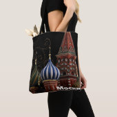 Tote Bag Cathédrale de Moscou Onion Domes Fourre-tout (De près)