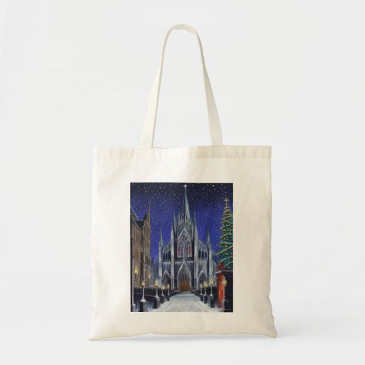 Tote Bag Cathédrale de Noël (Devant)