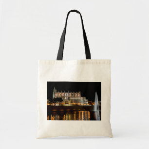 Tote Bag Cathédrale de Palma de Majorque la nuit - Espagne