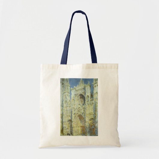 Tote Bag Cathédrale de Rouen Façade Ouest Lumière du soleil (Devant)