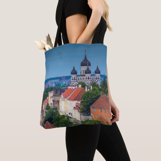 Tote Bag Cathédrale et Cityscape| Estonie (De près)