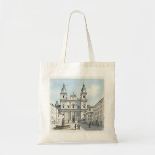 Tote Bag Cathédrale et place de Salzbourg en Autriche - Cro