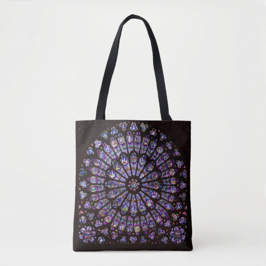 Tote Bag Cathédrale Notre-Dame de Paris Rose (Devant)