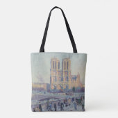 Tote Bag Cathédrale Notre-Dame Paris France Peinture classi (Dos)