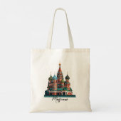 Tote Bag Cathédrale St Basil de Moscou (Dos)