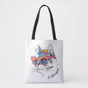 Tote Bag Caticorn ainsi Meowgical