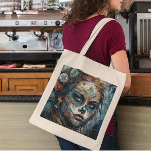 Tote Bag Catrina Azul