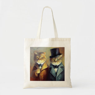 Tote Bag Cats As Holmes et Watson