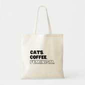 Tote Bag Cats Café Féminisme (Devant)