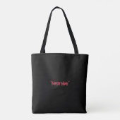 Tote Bag Cauchemar gothique (Dos)
