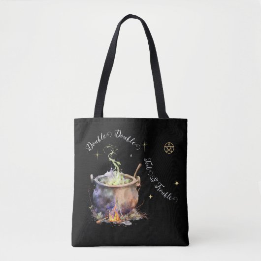 Tote Bag Cauldron de sorcière (Devant)