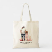 Tote Bag Caution père et fille (6) (Dos)
