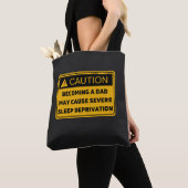 Tote Bag Caution : Privation des mauvaises causes (De près)