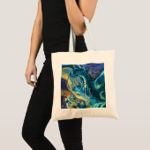 Tote Bag Cavalier de dragon (Devant (produit))