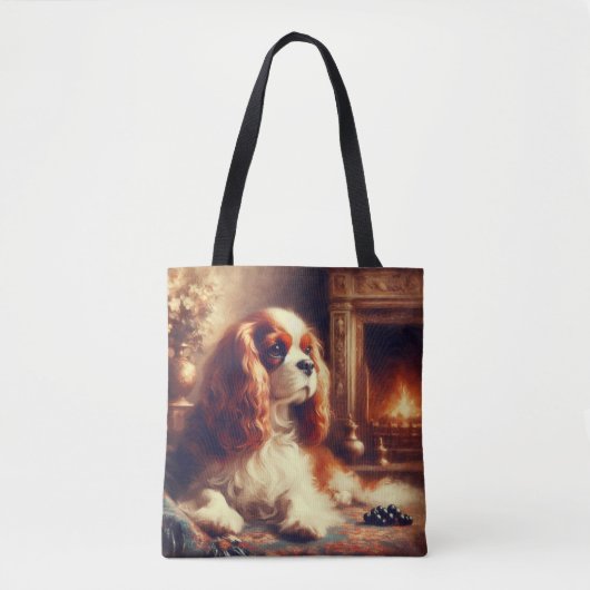 Tote Bag Cavalier King Charles Spaniel (Devant)