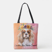 Tote Bag Cavalier King Charles Spaniel Chien (Dos)