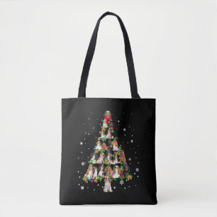Tote Bag Cavalier King Charles Spaniel Christmas Tree X-Mas