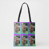 Tote Bag Cavalier Spaniel Sooky Face, (Devant)
