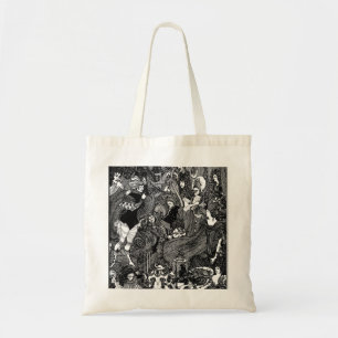 Tote Bag Caverne grotesque de rate, par Aubrey Beardsley