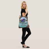 Tote Bag "Cayman Islands Sun & Fun" avec drapeau (Sur le modèle)