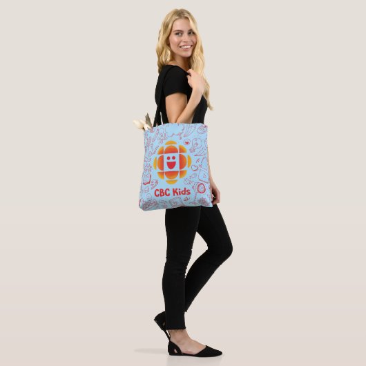 Tote Bag CBC Kids Doodle Shoulder Fourre-tout (Sur le modèle)