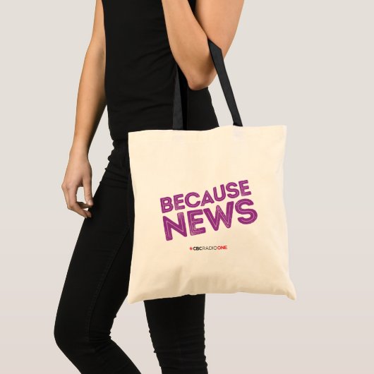 Tote Bag CBC Parce que les nouvelles (Devant (produit))