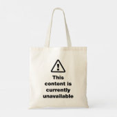 Tote Bag ⚠ Ce Contenu N'Est Actuellement Pas Disponible (Dos)