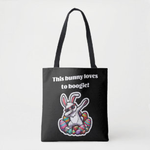 Tote Bag Ce lapin adore faire du bogie !