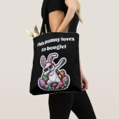 Tote Bag Ce lapin adore faire du bogie ! (De près)