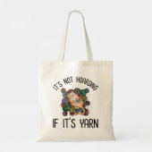 Tote Bag Ce n'est pas de l'accumulation si c'est du fil (Dos)