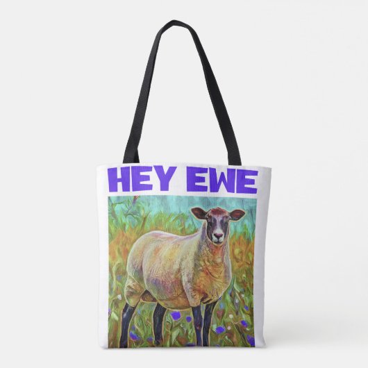 Tote Bag Ce n'est pas Ewe c'est moi (Dos)