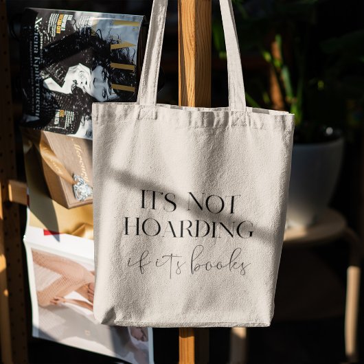Tote Bag Ce n'est pas thésaurisant si ce sont des livres