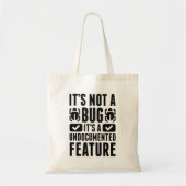 Tote Bag Ce n'est pas un bug (Devant)