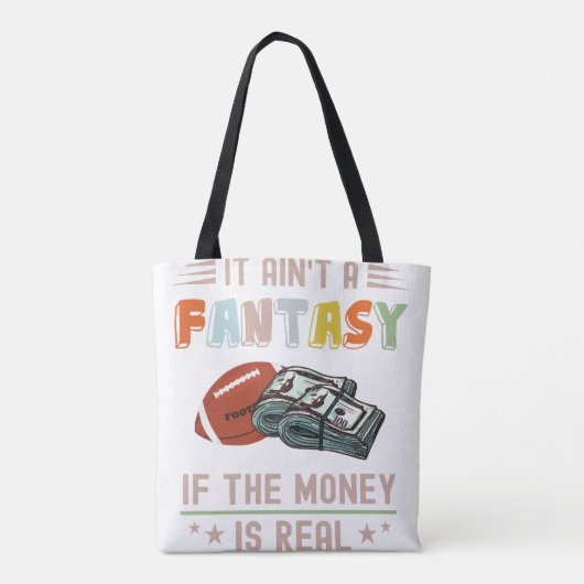 Tote Bag Ce n'est pas un Imaginaire si l'argent est réel (Dos)