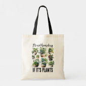 Tote Bag Ce n'est pas un thésaurisant si c'est plante (Dos)