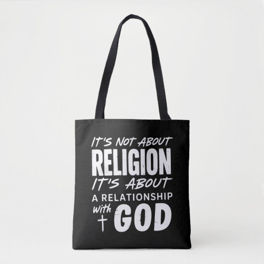 Tote Bag Ce n'est pas une déclaration de foi religieuse Spi (Devant)