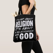 Tote Bag Ce n'est pas une déclaration de foi religieuse Spi (De près)