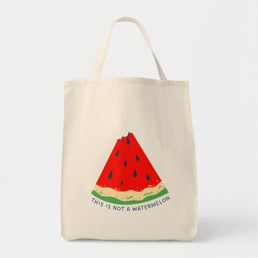 Tote Bag Ce n'est pas une pastèque (Devant)