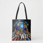 Tote Bag Ce n'est pas vous, c'est nous – Conception Unity G (Devant)
