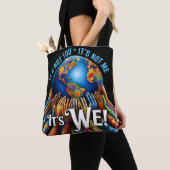 Tote Bag Ce n'est pas vous, c'est nous – Conception Unity G (De près)
