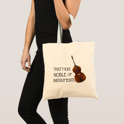 Tote Bag Ce plus noble des instruments - basse (Devant (produit))